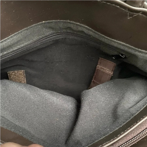 Bueno Large Brown Tapestry Zebra Animal Scene Bucket Shoulder Handbag Tote - Picture 8 of 11